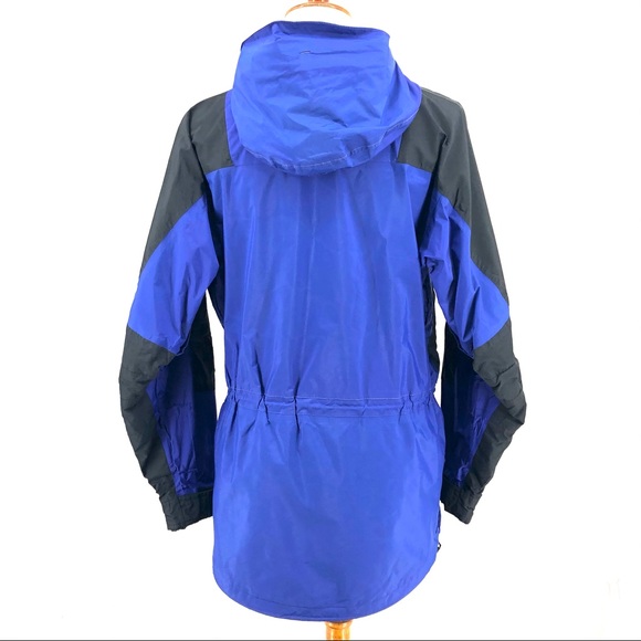 The North Face Blue Black Hooded Anorak Jacket - Picture 6 of 11